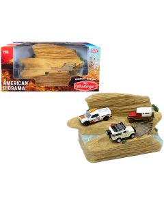 American Diorama Trail Challenge 1/64 Scale Resin Diorama (10x5x4.75 in)