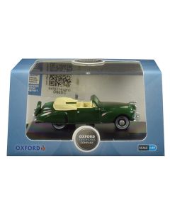 Oxford Diecast 1941 Lincoln Continental Convertible - Spode Green, 1/87 HO Scale Model Car
