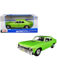 Maisto 1970 Chevy Nova SS Metallic Green 1/24 Diecast Model Car