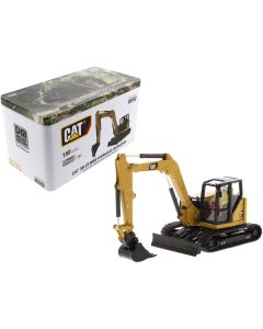 CAT 309 CR Next Generation Mini Hydraulic Excavator 1/50 Scale Diecast Model with Work Tools - Diecast Masters 85592