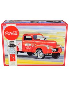 AMT 1940 Willys Gasser Pickup Truck "Coca-Cola" Model Kit - 1/25 Scale