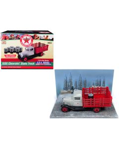 Auto World 1930 Chevrolet Stake Truck Texaco Diorama - 1/43 Scale Diecast Model