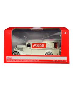Motorcity Classics 1934 Dodge KH-32 Coca-Cola Fountain Truck, Cream, 1/43 Scale Diecast Model