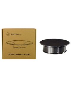 Autoart 98017 Rotating Display Stand - 8 Inch Black Top - Perfect for 1/64 to 1/24 Scale Models