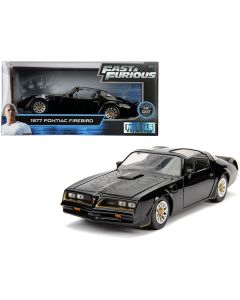 Jada 1977 Pontiac Firebird 'Fast & Furious' Tego's Black Diecast Model Car 1/24 Scale (MPN: 30756)