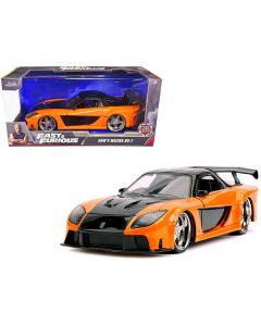 Jada Fast & Furious Han's Mazda RX-7 RHD 1/24 Scale Diecast - Orange & Black