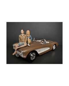 American Diorama Seated Couple Release III - 1/18 Scale Figurine Set