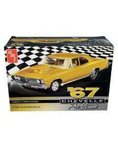 AMT 1967 Chevrolet Chevelle Pro Street 1/25 Scale Model Kit - Unleash Your Inner Mechanic!