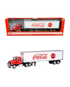 Motorcity Classics Coca-Cola Truck Tractor with 53' Trailer - 1/50 Scale Diecast Model