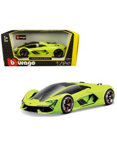 Bburago Lamborghini Terzo Millennio 1/24 Diecast - Lime Green/Black: Experience the Future!