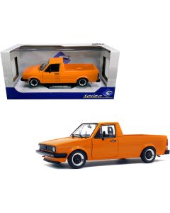 Solido 1982 Volkswagen Caddy MKI Pickup Truck Custom Orange 1/18 Diecast Model