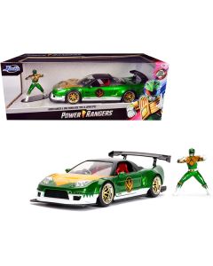 Jada 31909: 2002 Honda NSX Type-R (RHD) & Green Ranger 1/24 Diecast Model Car
