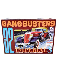 MPC Gangbusters: 1932 Chrysler Imperial Eight with Police Motorcycle & Gangster Figures - 1/25 Scale Model Kit