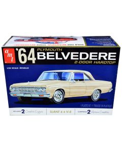 AMT 1964 Plymouth Belvedere Coupe Hardtop 1/25 Scale Model Kit - AMT1188M