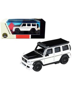Paragon Mercedes-AMG G63 Liberty Walk (White/Black) 1/64 Diecast Model Car