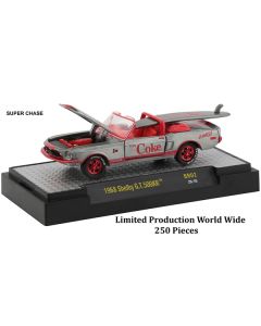 M2 Machines Coca-Cola Bathing Beauties Diecast Car Set (3 Cars) 1/64 Scale