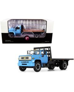 First Gear Chevrolet C65 Flatbed Truck - Blue & Black - 1/34 Scale Diecast