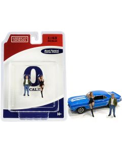 American Diorama '70s Style Two Figurines Set I (1.5-inch) - 1/43 Scale