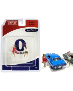 American Diorama 70s Style Figurines Set IV, 1/43 Scale - Capture the Era!