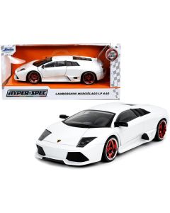 Jada Hyper-Spec Lamborghini Murcielago LP640 1/24 Diecast Model Car - White