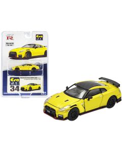 Era Car 2020 Nissan GT-R (R35) Nismo RHD Yellow Carbon Top - 1/64 Scale Limited Edition (1200 Pieces)