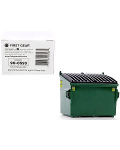 First Gear Refuse Trash Bin - 1/34 Scale Diecast Model - Green