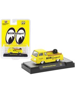 M2 Machines 1964 Ford Econoline Pickup Truck "Moon Equipped" - Bright Yellow, 1/64 Scale Diecast