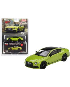 Mini GT Bentley Continental GT Mulliner - Green Metallic & Black Top - 1/64 Diecast (Limited Edition of 1800)