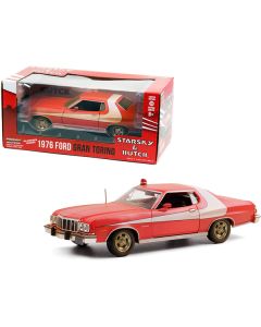 Greenlight 1976 Ford Gran Torino "Starsky & Hutch" (Weathered) 1/24 Scale Diecast Model Car