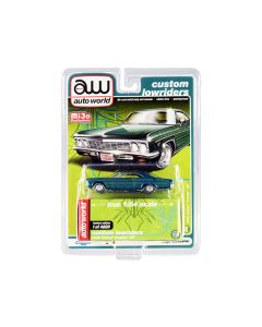 Auto World '66 Chevy Impala SS Lowrider - Blue Metallic 1/64 Scale (Limited Edition)