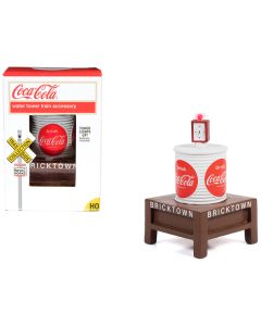 Classic Metal Works Coca-Cola Water Tower with Light, Bricktown, HO Scale Model