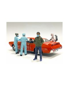 American Diorama Hazmat Crew Figurine V - 1/24 Scale Model