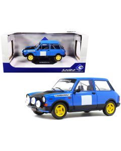 Solido 1980 Autobianchi A112 Abarth "Chardonnet" Rally Car - 1/18 Scale Diecast Model - Blue