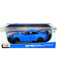 Maisto 2020 Ford Mustang Shelby GT500 Light Blue 1/18 Diecast Model