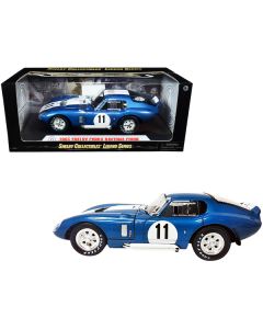 Shelby Collectibles 1965 Cobra Daytona Coupe #11, Blue Metallic - 1:18 Scale Diecast