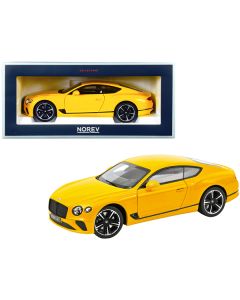 Norev 2018 Bentley Continental GT - Monaco Yellow 1/18 Scale Diecast Model Car