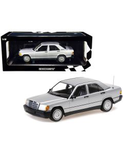 Minichamps 1982 Mercedes-Benz 190E (W201) - Silver Metallic - 1/18 Scale Diecast - Limited Edition