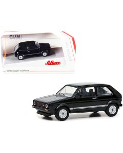 Schuco Volkswagen Golf GTI - Black with Silver Stripes - 1/64 Diecast