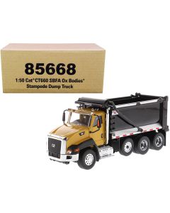Diecast Masters CAT CT660 Dump Truck - 1/50 Scale - Yellow & Black