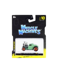 Muscle Machines 1933 Ford 3W Coupe - Light Green 1/64 Diecast Model Car