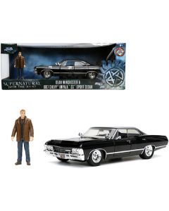 Jada 1967 Chevy Impala SS 'Supernatural' Diecast Car 1/24 Scale with Dean Winchester Figure