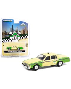 Greenlight 1987 Chevrolet Caprice Chicago Checker Taxi - 1/64 Scale Diecast Model