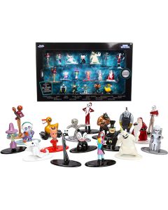 Nightmare Before Christmas Nano Metalfigs 18-Piece Diecast Set by Jada - Collect Them All!