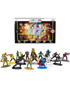 G.I. Joe Nano Metalfigs Diecast Figurine Set - 18-Piece Collection by Jada