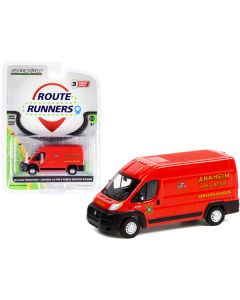 Greenlight 2018 Ram ProMaster 2500 High Roof Van - Anaheim Fire & Rescue - 1/64 Scale Diecast