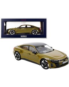 Norev 2021 Audi RS E-Tron GT - Olive Green Metallic with Carbon Top - 1/18 Scale Diecast Model