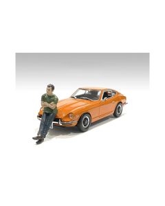 American Diorama Car Meet 2 Figurine II - 1/18 Scale - 3.75 Inch Hand-Painted Poly-Resin