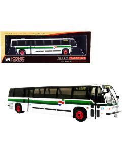 Iconic Replicas 1/87 HO Scale TMC RTS Transit Bus #73 - Golden Gate Transit (White/Green)