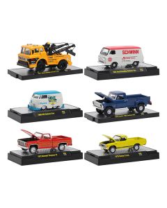 M2 Machines "Auto Trucks" Release 68 - 6-Piece Diecast Set - 1/64 Scale - Limited Edition