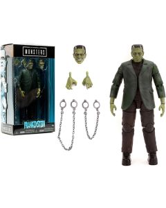 Jada Universal Monsters Frankenstein 7" Highly Poseable Figurine with Chains & Accessories (Model 31958)